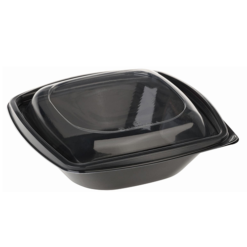WEBAbowl PLA salad bowl black,240ml. WEBAbowl PLA-Salatschale schwarz,240ml