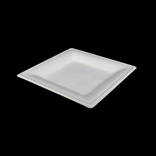Teller aus Pflanzenfasern 26x26x1,8cm Teller aus Pflanzenfasern 26x26x1,8cm