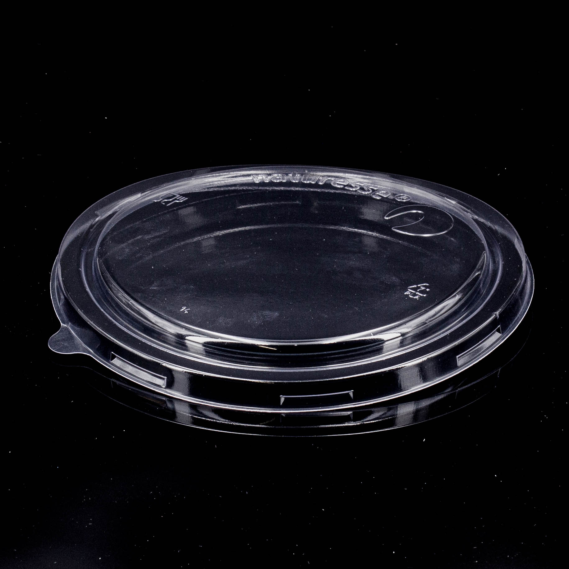 WEBAbowl-PLA lid round, transparent, Ø185mm WEBAbowl PLA-Deckel rund, transparent,