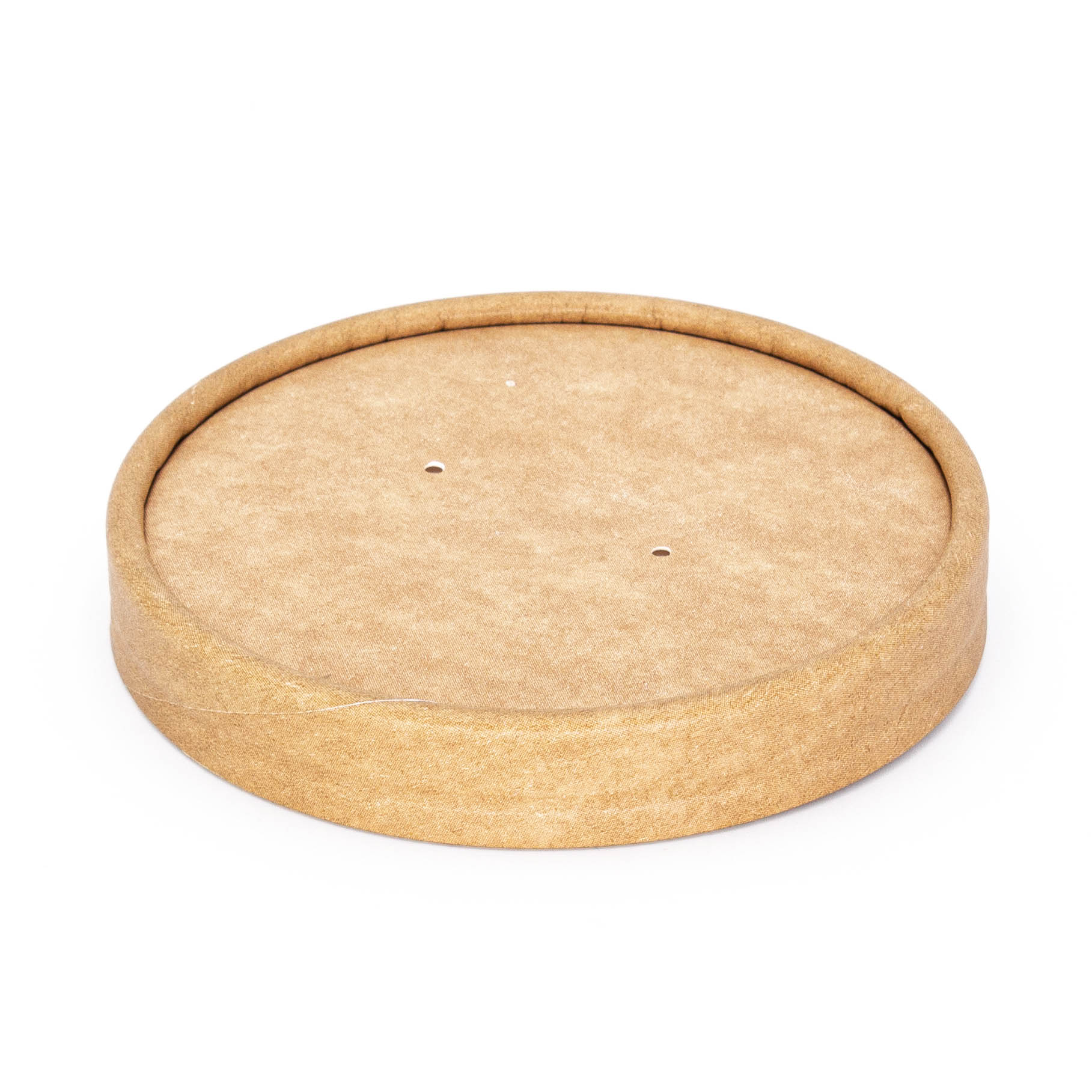 Hartpapier-Deckel Kraft braun für