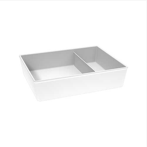 WEBAseal-Mehrweg-Schale glasklar, rechtecki