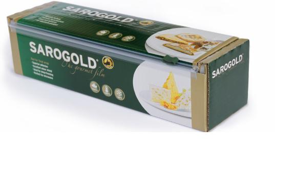 WEBAwrap Saro GOLD Saran Schrumpf- WEBAwrap Saro GOLD Saran Schrumpf-