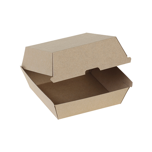 Karton-Klappbox Hamburger groß