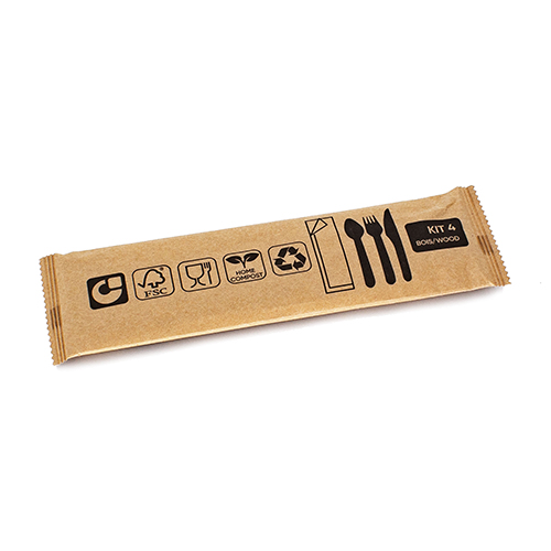 Cutlery set made of wood, consisting of WEBAplate Besteck-Set aus Holz, bestehend
