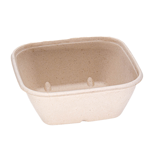 WEBAbowl Bagasse salad bowl square for WEBAbowl Bagasse Salatschale viereckig für