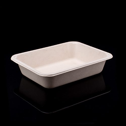 WEBAseal cellulose meal tray 227x178x50mm WEBAseal Zellstoff-Menüschale 227x178x50mm