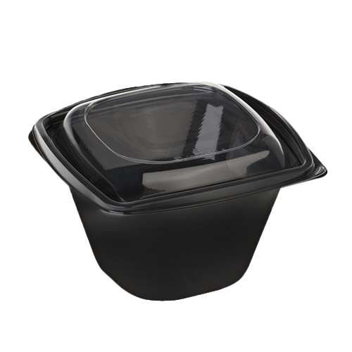 WEBAbowl PLA salad bowl black,480ml. WEBAbowl PLA-Salatschale schwarz,480ml