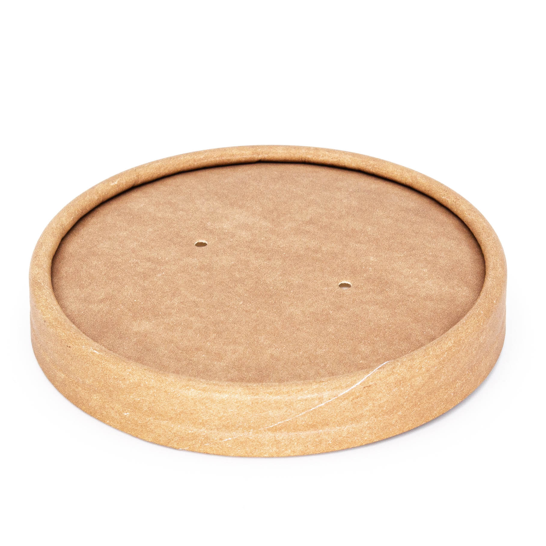 Hartpapier-Deckel Kraft braun für